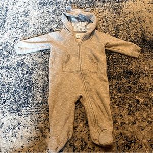 GAP BABY FOOTED BODYSUIT with HOOD